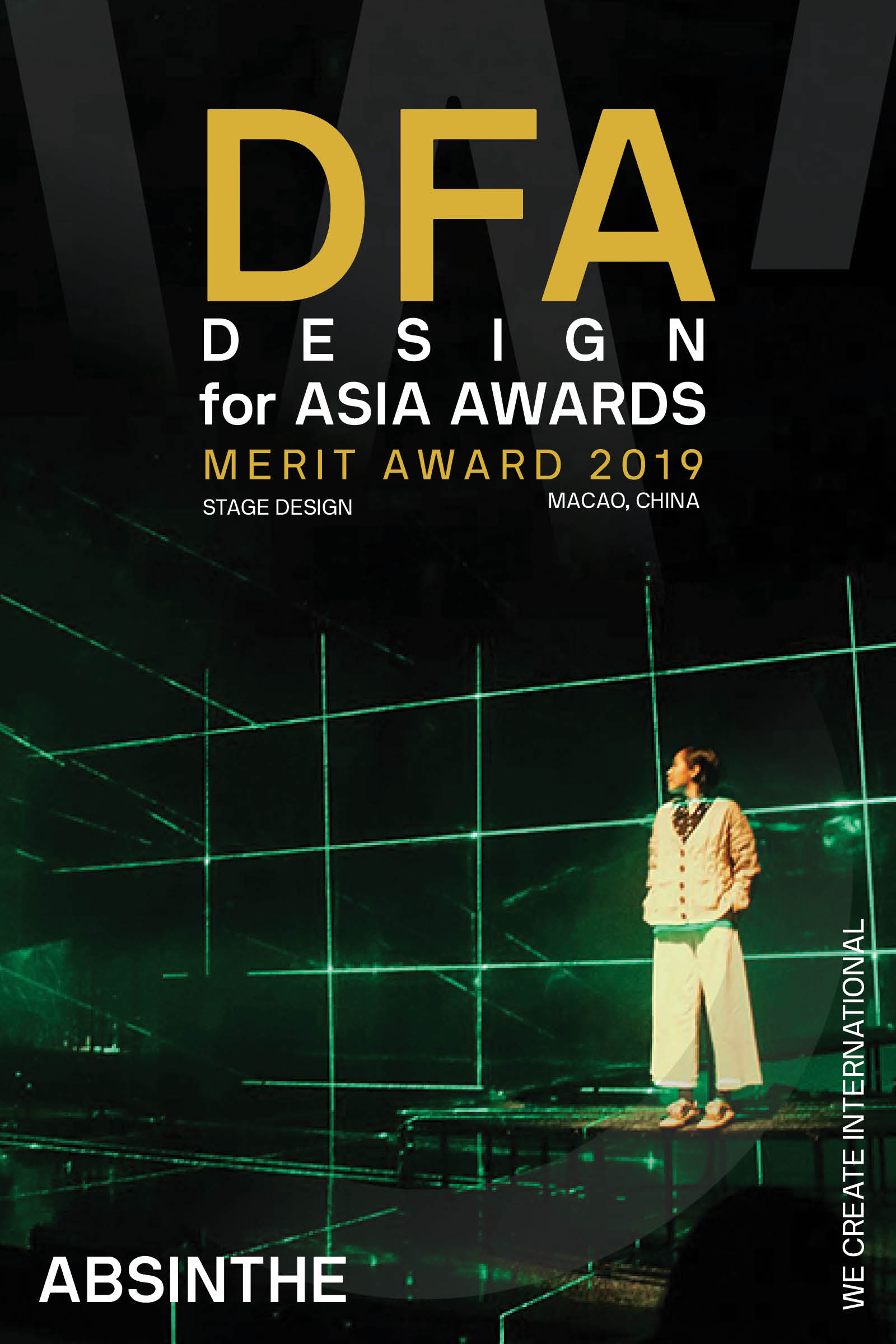 Stage Design Of “Absinthe” Won The “2019 DFA Design for Asia Award – Merit Award”.